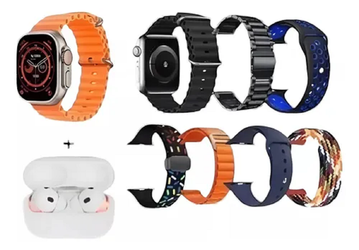 Miniatura 2 de Combo reloj K26 7 pulsos+audífonos